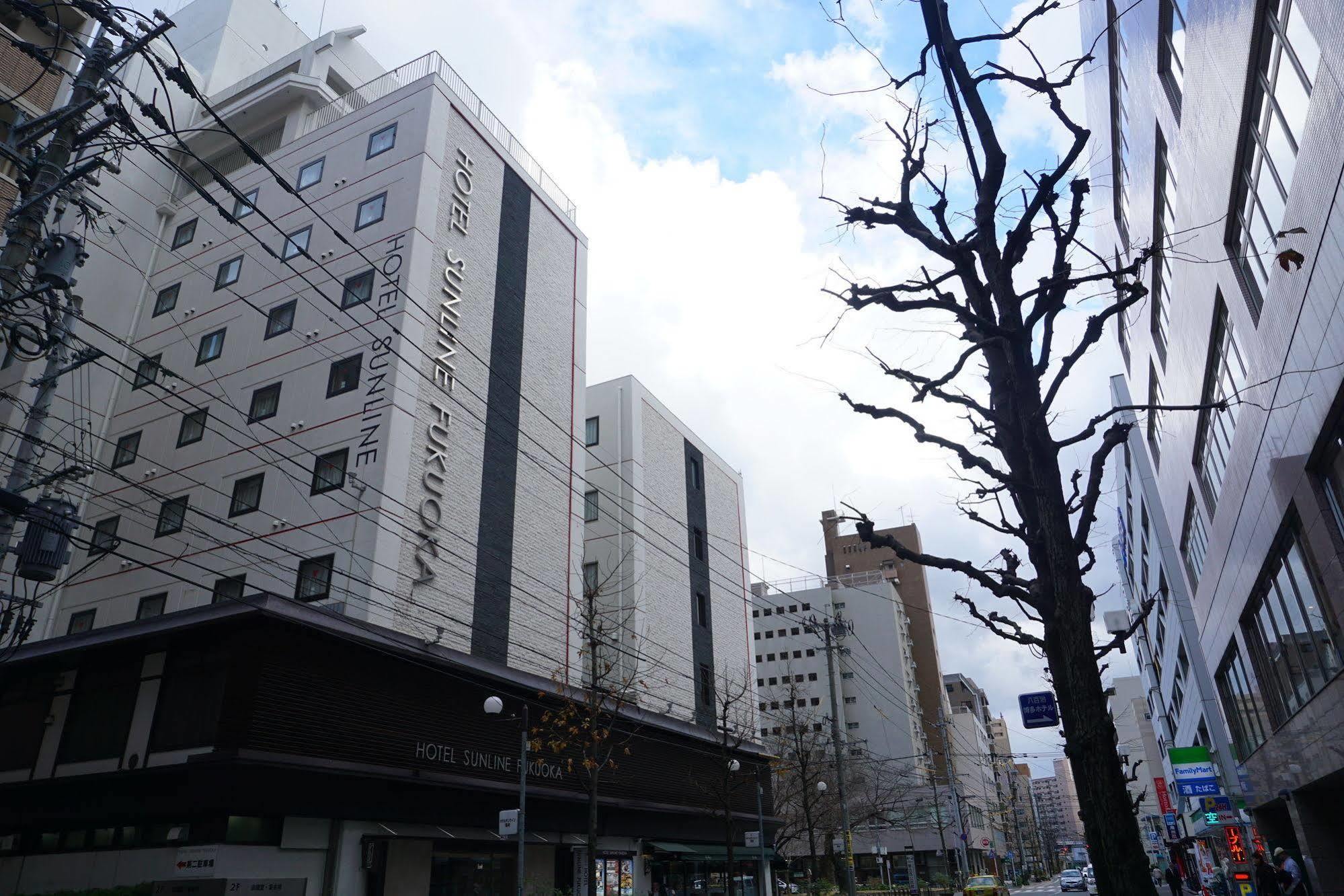 Hotel Sunline Fukuoka Hakata Ekimae Dış mekan fotoğraf